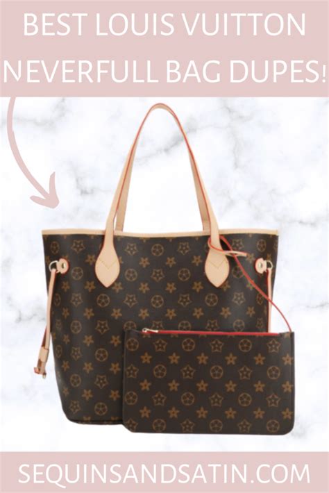 louis vuitton neverfull dupe with logo|louis vuitton neverfull copy.